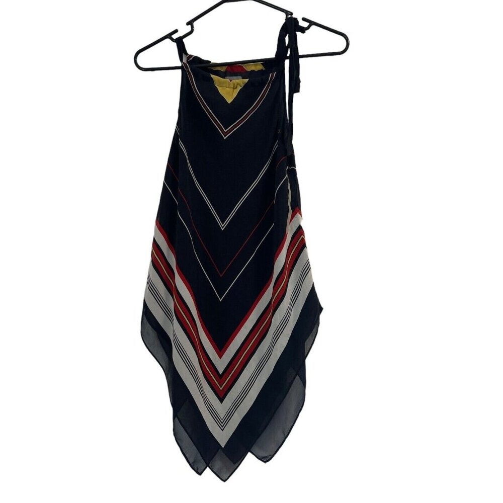 Ellavie SIlk Shoulder Tie Lightweight Tank Flowing Size 4 Travel Luxury Classic